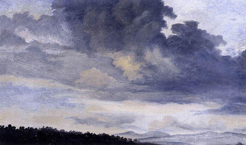 Pierre de Valenciennes Wolkenstudien oil painting picture